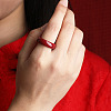 Cinnabar Finger Rings FS-WGB4F46-01-5