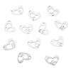 12Pcs 12 Styles 316L Stainless Steel Pendants STAS-TA0003-21P-3