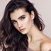 Spiral Ribbon Alloy Crystal Rhinestone Dangle Earrings FS-WGD182D-01-2