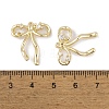 Brass Micro Pave Clear Cubic Zirconia Pendants KK-L212-07G-3