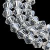 Transparent Electroplate Glass Beads Strands EGLA-A039-T4mm-A13-3