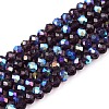 Electroplate Glass Beads Strands LS-EGLA-A044-T3mm-L15-1