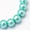 Baking Painted Glass Pearl Bead Strands HY-Q003-3mm-65-2