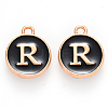 Golden Plated Alloy Charms ENAM-S118-02R-1