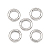 SHEGRACE Brass Spring Gate Rings XGRQ58053-763P-1