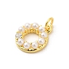 Real 18K Gold Plated Rack Plating Brass Micro Pave Cubic Zirconia Pendants KK-S396-02D-2