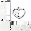 304 Stainless Steel Charms STAS-C097-38D-P-3