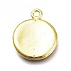 Brass Enamel Pendants KK-H103-02B-G-2