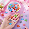 Printed Opaque Resin Cabochons CRES-TA0001-72A-6