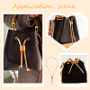 PU Imitation Leather Bag Drawstring Cord & Cord Slider Sets DIY-WH0453-50A-02-5