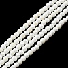 Electroplate Opaque Glass Beads Strands EGLA-K014-A-B01-1