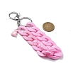 Acrylic Curb Chain Keychain KEYC-JKC00632-3