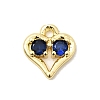 Brass Micro Pave Cubic Zirconia Pendants KK-L258-11-2