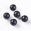 Natural Black Onyx Beads G-K275-13-6mm-2
