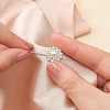 CHGCRAFT 150Pcs 3 Style Flower Sew on Rhinestone DIY-CA0005-32-3