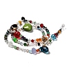 Mixed Electroplate Glass Beads Strands EGLA-A003-01-2