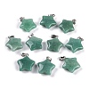 Natural Green Aventurine Pendants G-Q172-09P-09-1