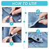 48Pcs 3 Styles Plastic Pearl No Sewing Buttons FIND-NB0006-78A-3