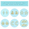 12Pcs 6 Styles Alloy Pendants FIND-FS0003-38G-3