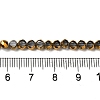 Electroplate Glass Beads Strands X-EGLA-P061-01B-02-4