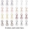 Iron Alloy Lobster Claw Clasp Keychains KEYC-PH0001-05-7