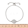 304 Stainless Steel Box Chain Slider Bracelets BJEW-B163-01P-5