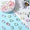 50Pcs Transparent Glass Beads GLAA-YW0004-83A-4