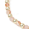 Glass Beads Stretch Bracelets for Women BJEW-JB13308-02-3