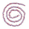 2Strands Handmade Lampwork Beads Strands BLOW-TADJ0001-01G-3
