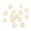 30Pcs UV Plating Acrylic Bead Caps PACR-TA0001-17D-3