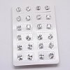 Cubic Zirconia Ear Studs STAS-E051-2D-2
