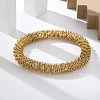 304 Stainless Steel Stretch Bangles for Women BJEW-P315-02E-G-2