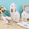 House Shaped Paper Gift Boxes with Visible Window CON-WH0088-90-5