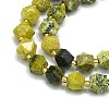 Natural Yellow Turquoise(Jasper) Beads Strands G-I376-A39-01-3