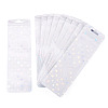 50Pcs Rectangle Glitter Holographic Plastic Yin-yang Zip Top Gift Bags OPP-TADJ0001-07C-1