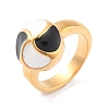 Enamel Windmill Finger Ring for Women RJEW-L103-03-G-1