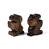 Natural Tiger Eye Horse Figurine DJEW-N005-01K-2