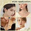 8Pcs 4 Styles Brass Pendants KK-BBC0023-95-5