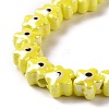 Handmade Porcelain Ceramic Beads Strands LAMP-B021-05G-4