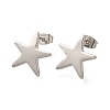 Brass Stud Earrings EJEW-B118-03P-4