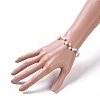 Cultured Freshwater Pearl  Beaded Bracelets BJEW-JB04819-01-4