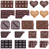 60Pcs 10 Styles Resin Cabochons CRES-BM0001-05-7