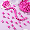 120Pcs Opaque Resin Beads FIND-SC0019-26B-5