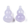 Carved Natural White Agate Pendants G-S359-354-2