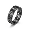 Hollow Word Stainless Steel Finger Rings FIND-PW0020-13F-EB-1