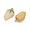 304 Stainless Steel Enamel Pendants STAS-Z140-05G-02B-2