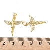 Brass Micro Pave Cubic Zirconia Pendants KK-L243-24G-3