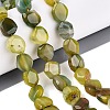 Dyed & Heated Natural Agate Beads Strands G-N359-15A-04-1