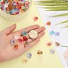 CHGCRAFT 90pcs 6 Colors Transparent Glass Beads GLAA-CA0001-47-3