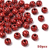 50Pcs Craft Style Acrylic Beads MACR-YW0003-86A-1